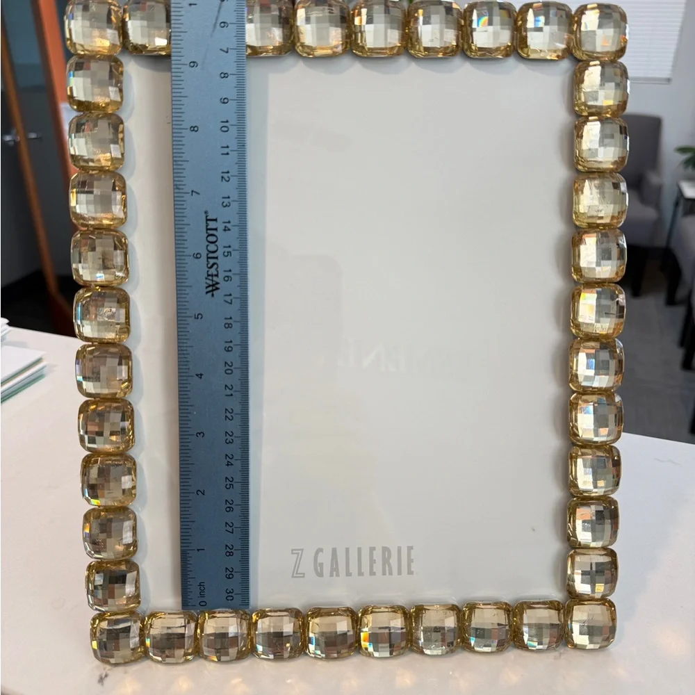 Z Gallerie Gold Gem-Embellished Frame 11x9